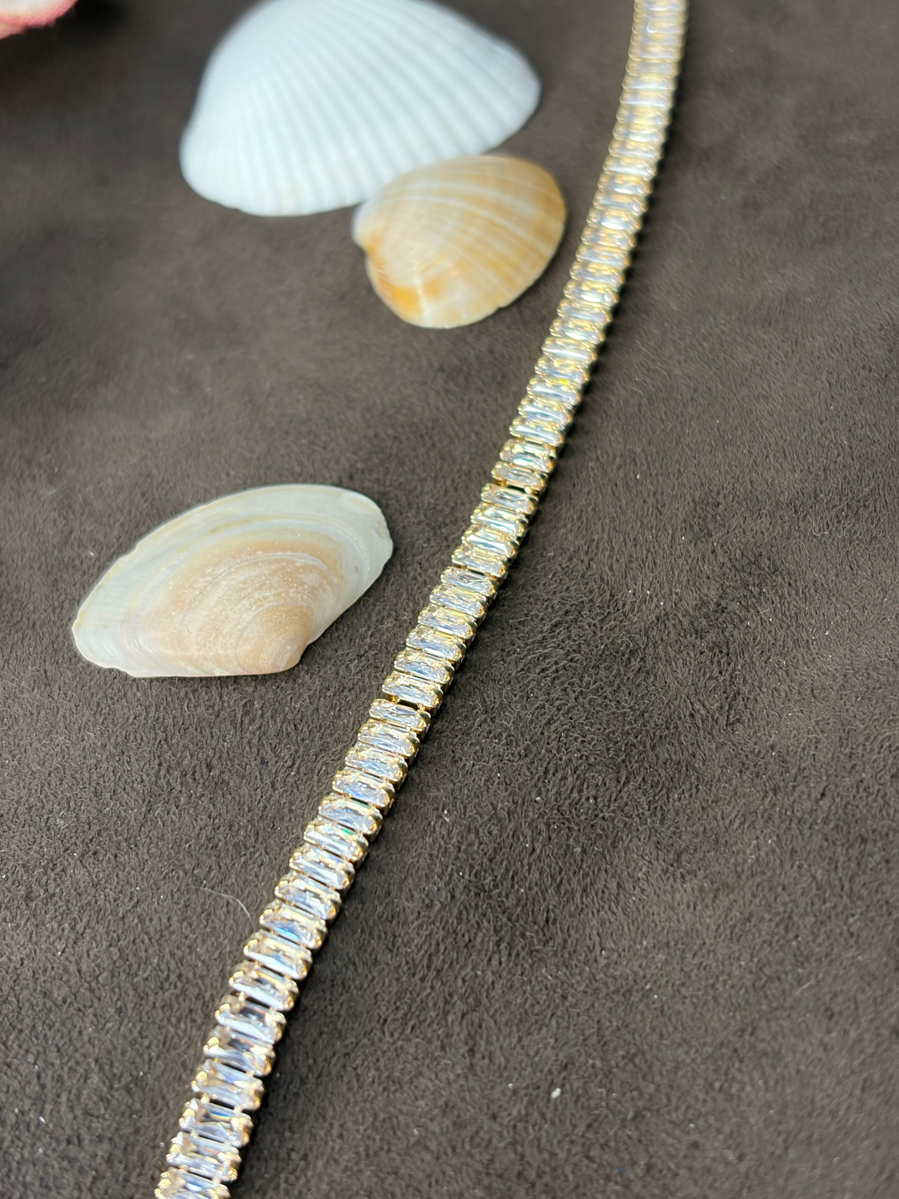 Tennis Gold Braclet