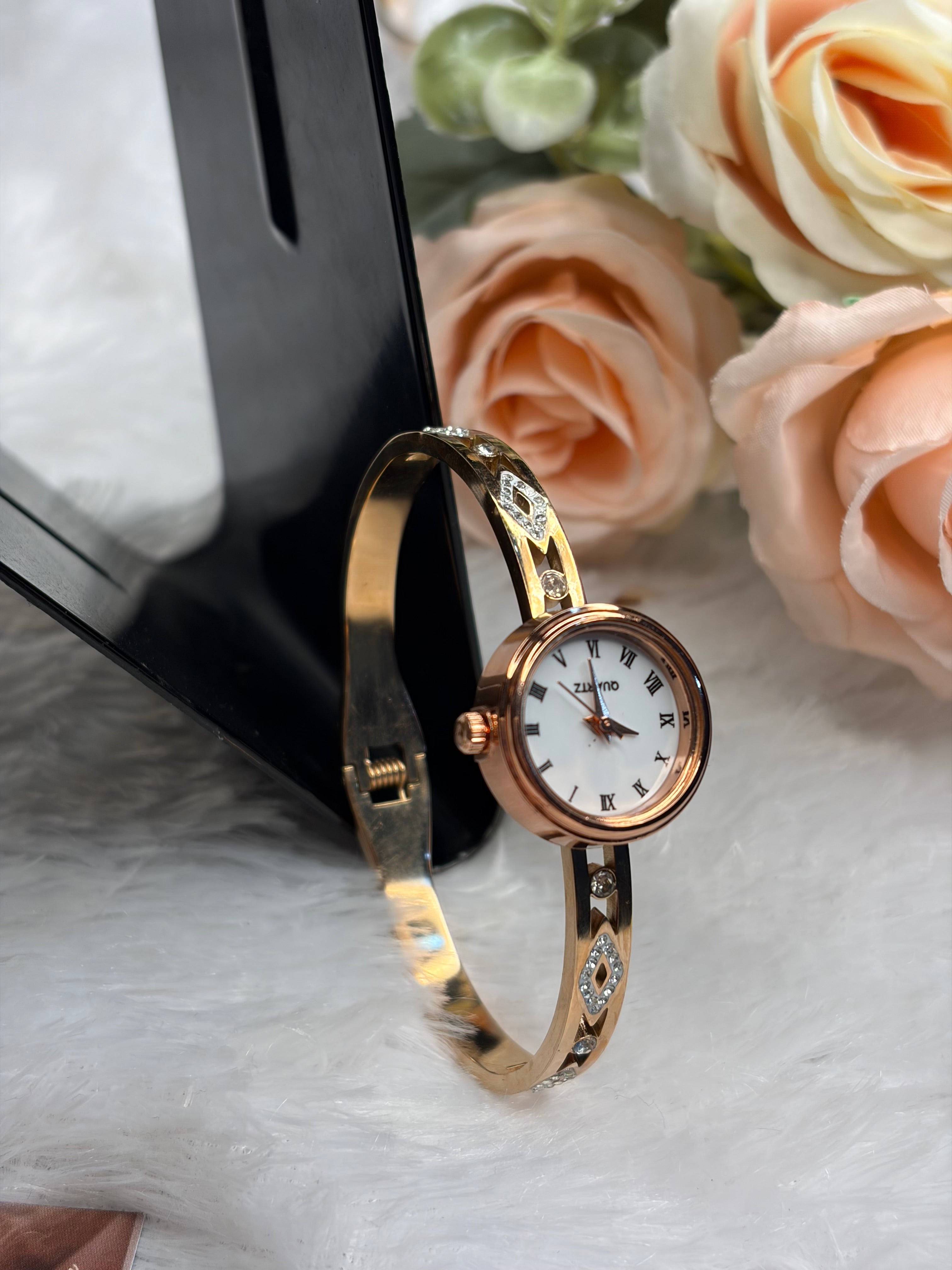 Rose Gold Kada Watch