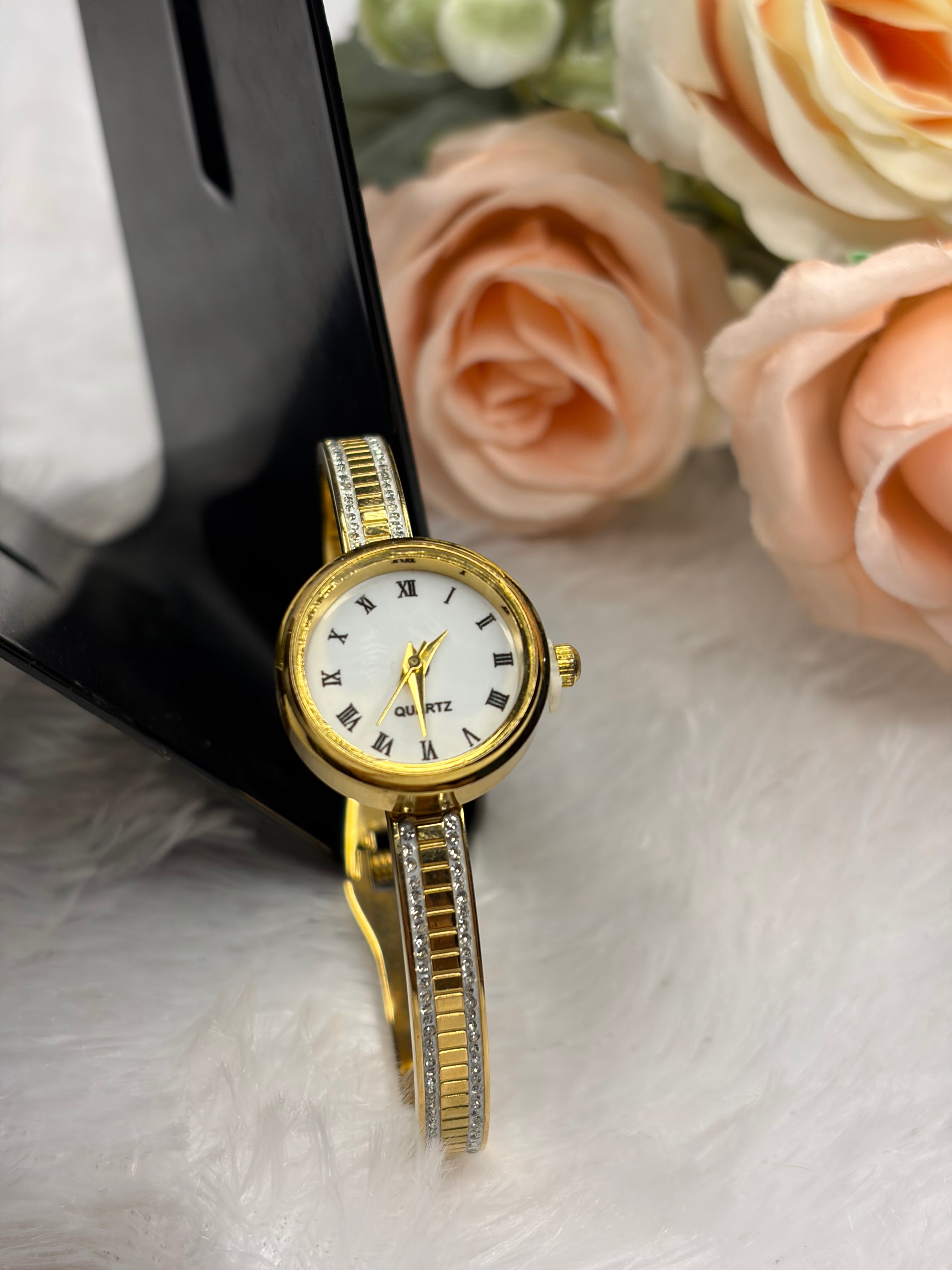 Gold Kada Watch
