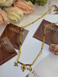 Shanku chakra namalu Black Beads