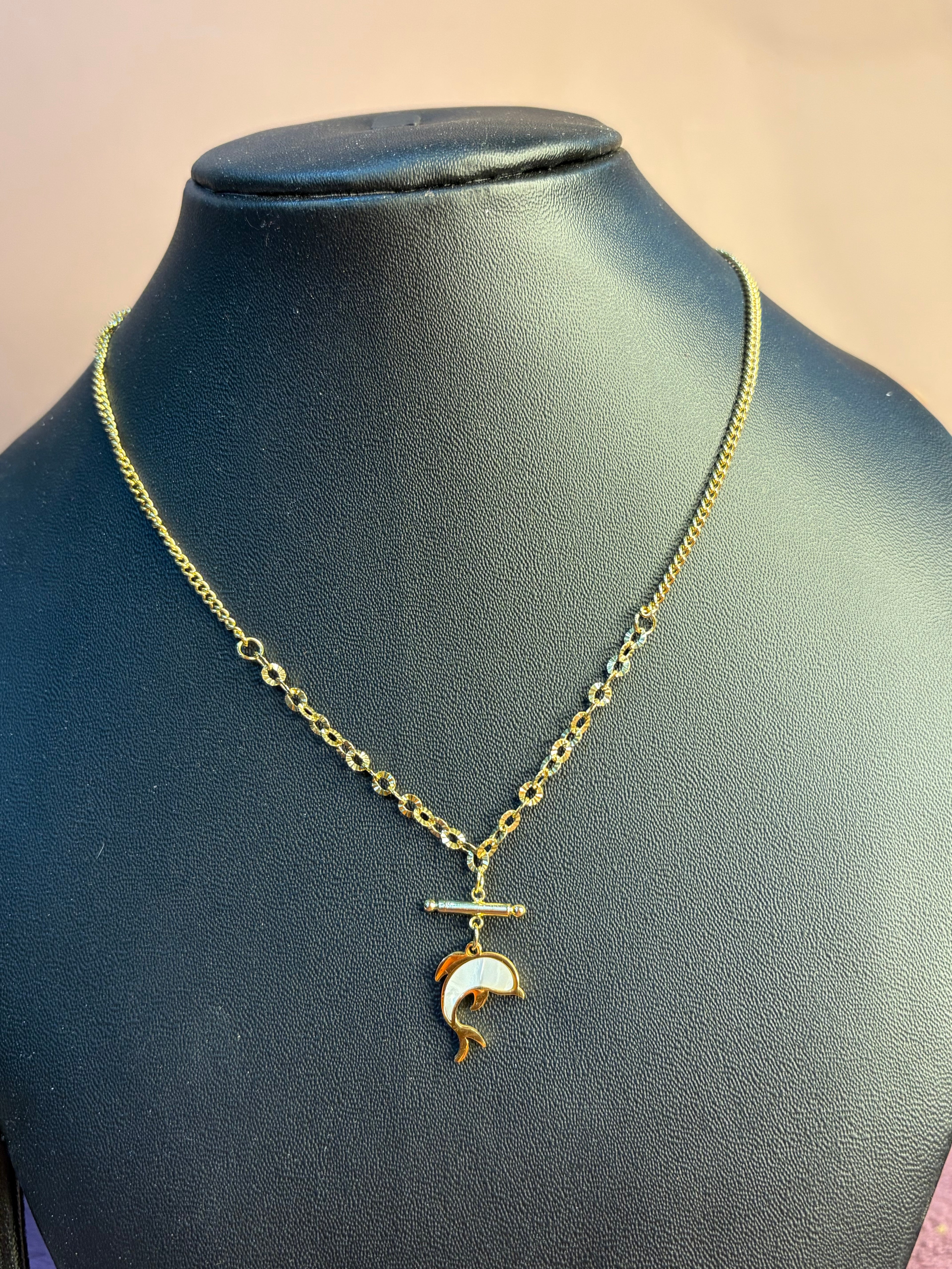 Anti Tarnish Dolphin Chain