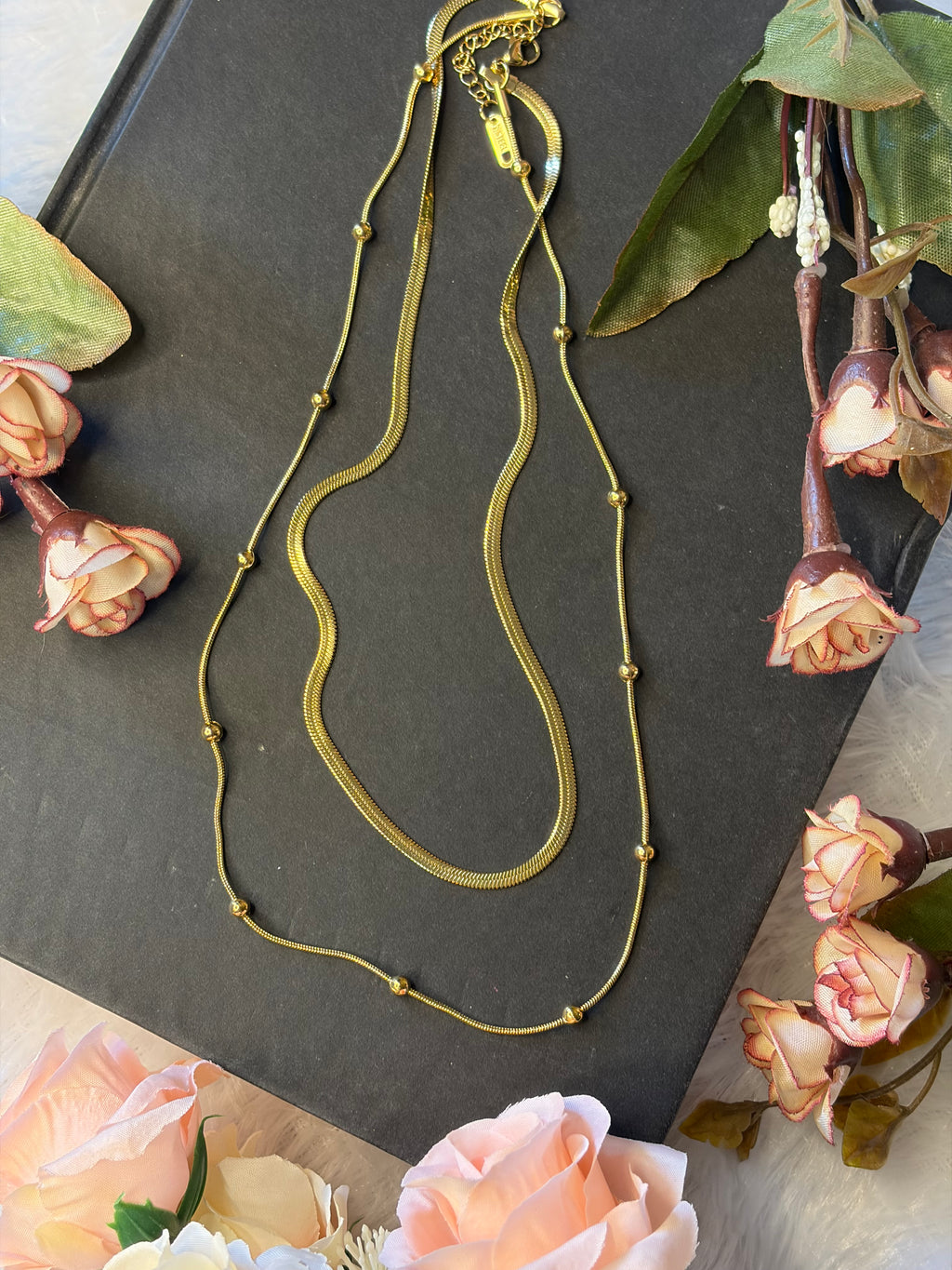 Anti Tarnish Double Layered Chain