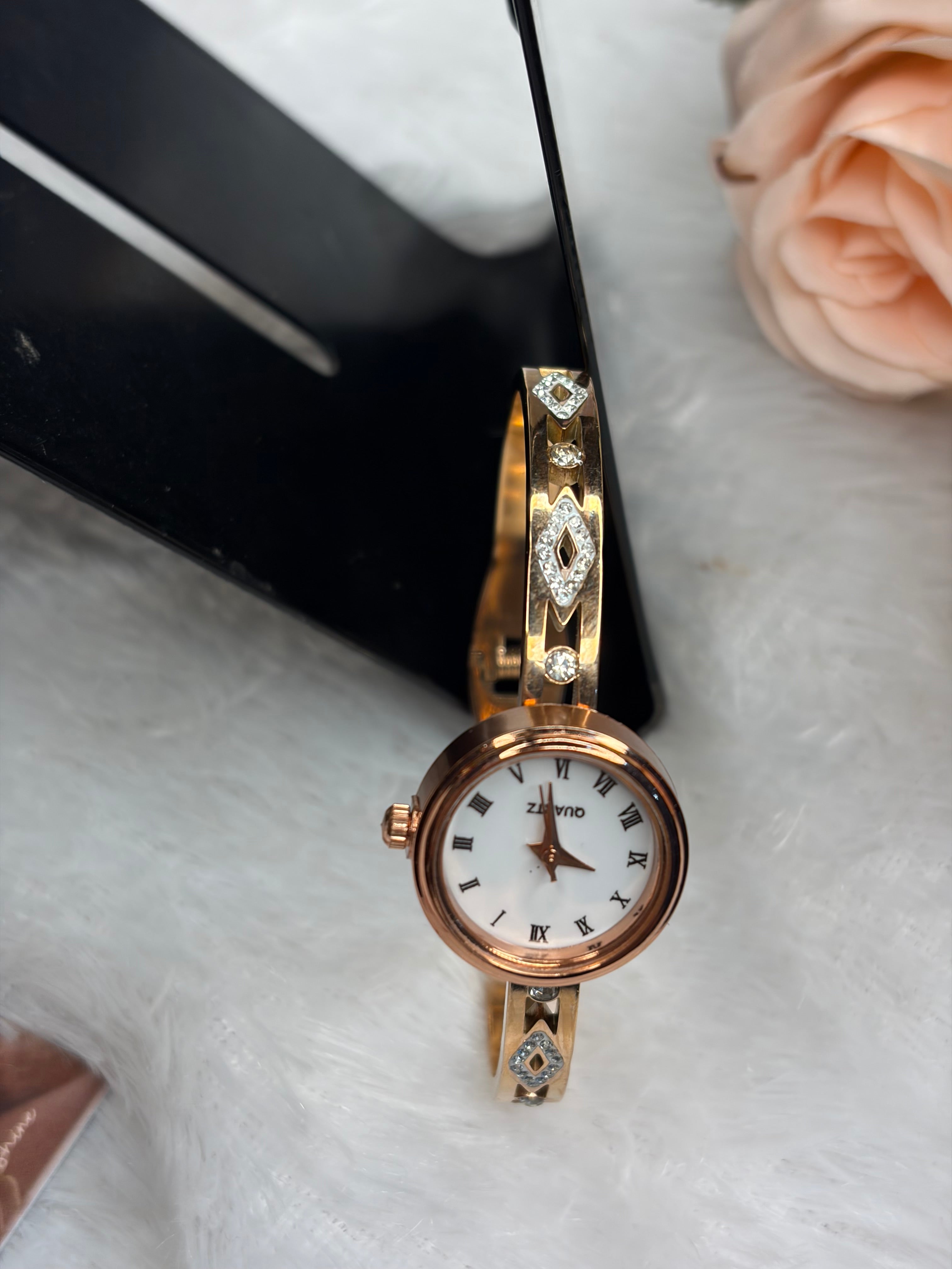 Rose Gold Kada Watch