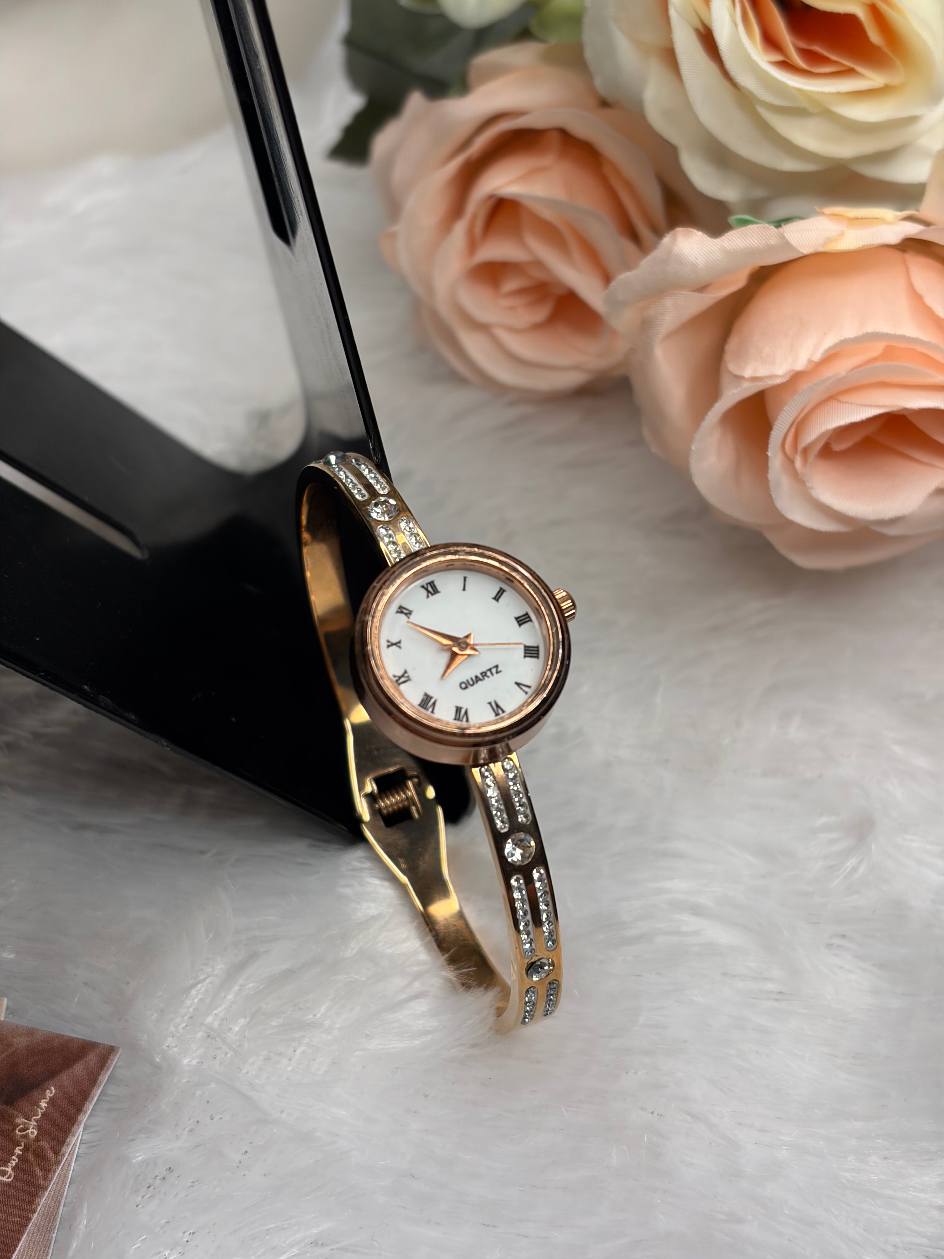 Rose Gold Kada Watch