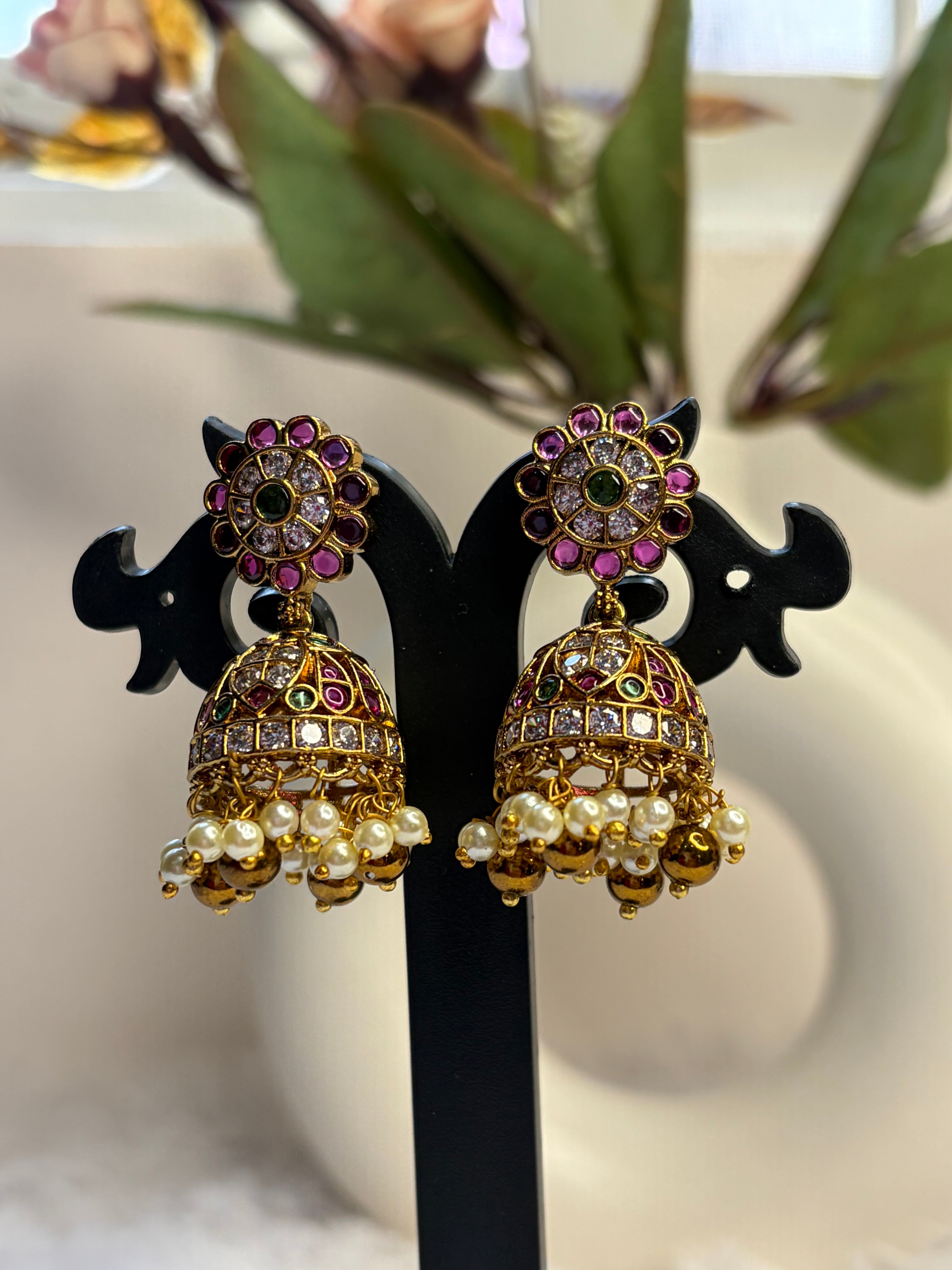 Traditional Jadau Kundan Buttalu